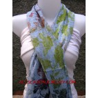 cottons scarf colored batik bali style